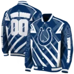 personalized indianapolis colts chevron angles blue varsity jacket best selling.webp