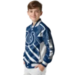 personalized indianapolis colts chevron angles blue varsity jacket best selling.webp