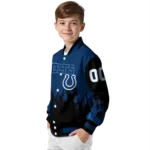 personalized indianapolis colts flame border blue black varsity jacket best selling.webp