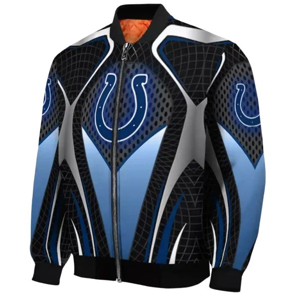 personalized indianapolis colts mesh chest grey crocs black bomber jacket best selling