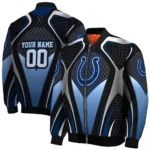 personalized indianapolis colts mesh chest grey crocs black bomber jacket best selling