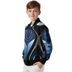 personalized indianapolis colts mesh chest grey crocs black bomber jacket best selling