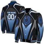personalized indianapolis colts mesh chest grey crocs black varsity jacket best selling.webp