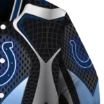 personalized indianapolis colts mesh chest grey crocs black varsity jacket best selling.webp