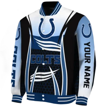 personalized indianapolis colts mesh effect blue black varsity jacket best selling.webp