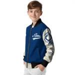 personalized indianapolis colts razorback outline blue nude bomber jacket best selling