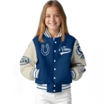 personalized indianapolis colts razorback outline blue nude varsity jacket best selling.webp