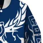 personalized indianapolis colts winged blaze blue white varsity jacket best selling.webp