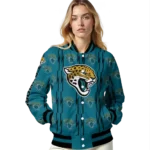 personalized jacksonville jaguars bolt stripe teal varsity jacket best selling.webp