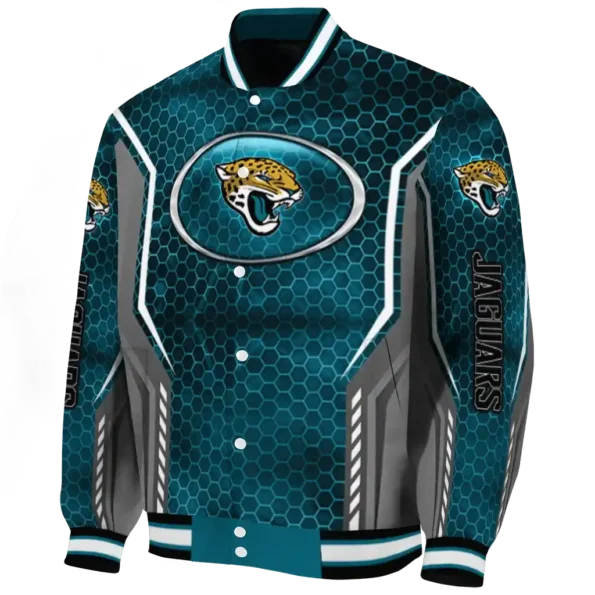 personalized jacksonville jaguars power plate teal varsity jacket best selling.webp