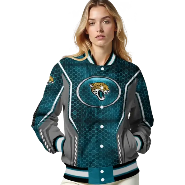 personalized jacksonville jaguars power plate teal varsity jacket latest model.webp