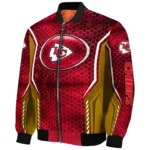 personalized kansas city chiefs power plate red bomber jacket best selling