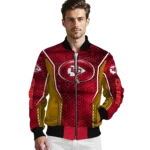 personalized kansas city chiefs power plate red bomber jacket best selling