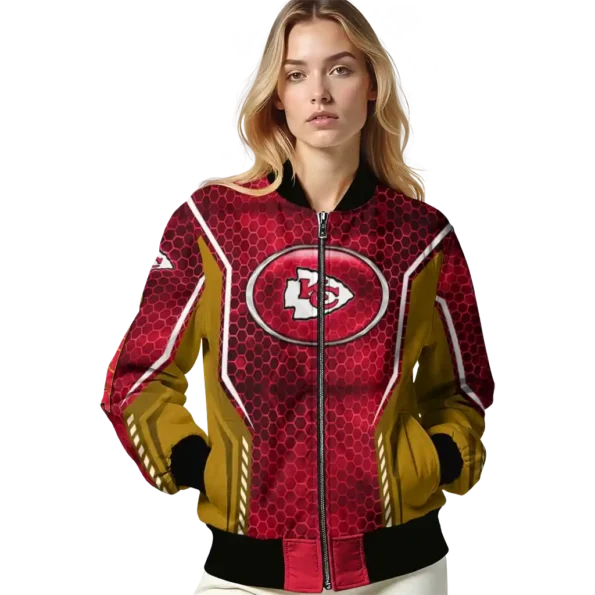 personalized kansas city chiefs power plate red bomber jacket latest model