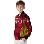 personalized kansas city chiefs power plate red bomber jacket best selling