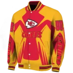personalized kansas city chiefs spider mark red gold crocs varsity jacket best selling.webp