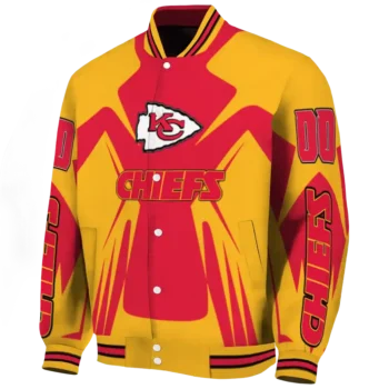 personalized kansas city chiefs spider mark red gold crocs varsity jacket best selling.webp