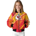 personalized kansas city chiefs star burst red bomber jacket best selling