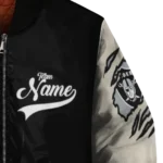 personalized las vegas raiders razorback outline black nude bomber jacket best selling