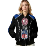 personalized los angeles rams claw blood blue black bomber jacket best selling
