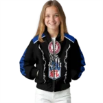 personalized los angeles rams claw blood blue black bomber jacket best selling