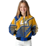 personalized los angeles rams star burst blue bomber jacket best selling