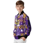 personalized minnesota vikings pyramid shapes purple bomber jacket best selling
