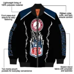 personalized new england patriots claw blood blue black bomber jacket best selling