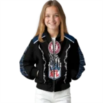 personalized new england patriots claw blood blue black bomber jacket best selling