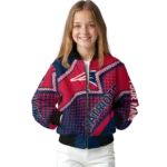 personalized new england patriots star burst blue bomber jacket best selling