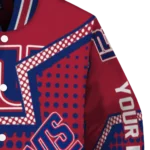 personalized new york giants star burst blue varsity jacket best selling