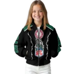 personalized new york jets claw blood green black bomber jacket best selling