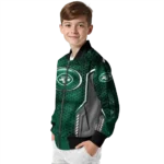 personalized new york jets power plate green bomber jacket best selling