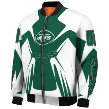 personalized new york jets spider mark green black crocs bomber jacket best selling