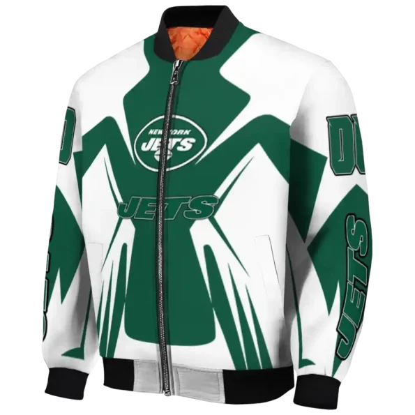 personalized new york jets spider mark green black crocs bomber jacket best selling