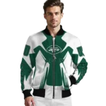 personalized new york jets spider mark green black crocs bomber jacket best selling