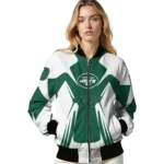 personalized new york jets spider mark green black crocs bomber jacket best selling