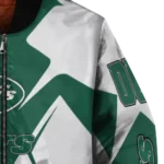 personalized new york jets spider mark green black crocs bomber jacket best selling