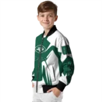 personalized new york jets spider mark green black crocs bomber jacket best selling