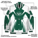 personalized new york jets spider mark green black crocs varsity jacket best selling