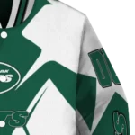 personalized new york jets spider mark green black crocs varsity jacket best selling
