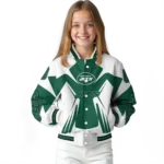 personalized new york jets spider mark green black crocs varsity jacket best selling
