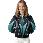 personalized philadelphia eagles mesh chest grey crocs black bomber jacket best selling