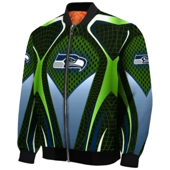 personalized seattle seahawks mesh chest green crocs black bomber jacket best selling