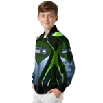 personalized seattle seahawks mesh chest green crocs black bomber jacket best selling
