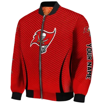 personalized tampa bay buccaneers chevron arrow red bomber jacket best selling