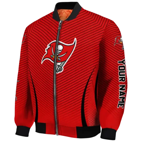 personalized tampa bay buccaneers chevron arrow red bomber jacket best selling
