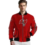 personalized tampa bay buccaneers chevron arrow red bomber jacket best selling