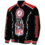 personalized tampa bay buccaneers claw blood red black varsity jacket best selling