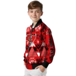 personalized tampa bay buccaneers pyramid shapes red bomber jacket best selling